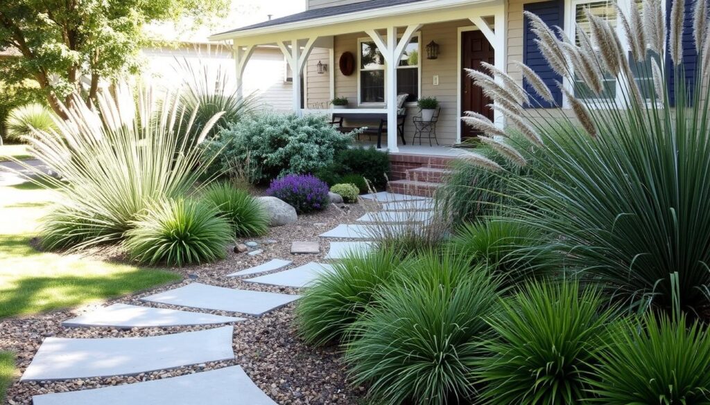 low maintenance front yard landscaping